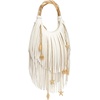 image:imageJW PEI Womens Chloe Metal Handle Fringe Top HandbagOffwhite