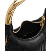 image:imageJW PEI Womens Chloe Metal Handle Fringe Top HandbagSolid Black