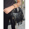 image:imageJW PEI Womens Chloe Metal Handle Fringe Top HandbagSolid Black
