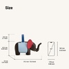 image:imageJW PEI Womens Claire Elephant Shaped HandbagDark BrownBlue
