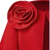 image:imageJW PEI Womens Clara Floral Applique Cape CoatRed