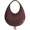 image:imageJW PEI Womens Colette Faux Suede Crescent Hobo BagDark Brown