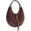 image:imageJW PEI Womens Colette Faux Suede Crescent Hobo BagDark Brown