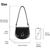 image:imageJW PEI Womens Diana Ring Flap Saddle Bag  BrownBlack