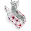 image:imageJW PEI Womens Eden Puppy Shape Faux Crystal Clutch Bag