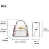 image:imageJW PEI Womens Elise Top Handle BagWhite Croc