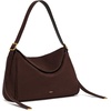 image:imageJW PEI Womens Elowen Faux Suede Flap Shoulder BagDark Brown