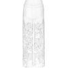 image:imageJW PEI Womens Embroidery High Rise Wide Leg Lace Denim Jeans with RhinestoneWhite