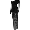 image:imageJW PEI Womens Emily Elegant OffShoulder Ruched GownBlack