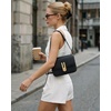 image:imageJW PEI Womens Evania Lock Pebbled Shoulder BagBlack