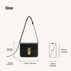 image:imageJW PEI Womens Evania Lock Pebbled Shoulder BagBlack