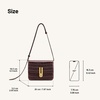 image:imageJW PEI Womens Evania Lock Pebbled Shoulder BagBurgundy Croc