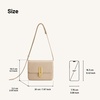 image:imageJW PEI Womens Evania Lock Pebbled Shoulder BagKhaki