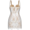 image:imageJW PEI Womens Eyelash Lace Bustier Bodycon DressWhite