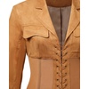 image:imageJW PEI Womens Faux Suede Corset Jacket Mini DressCamel