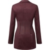 image:imageJW PEI Womens Faux Suede Corset Jacket Mini DressClaret