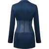 image:imageJW PEI Womens Faux Suede Corset Jacket Mini DressDark Blue