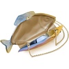 image:imageJW PEI Womens Fish Shaped ClutchGoldBlue