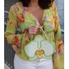image:imageJW PEI Womens Flora Orchid Shaped Top Handle BagLight Green