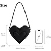 image:imageJW PEI Womens Francisca Heart Shaped Crossbody BagBlack