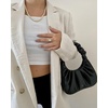 image:imageJW PEI Womens Gabbi Ruched Hobo HandbagBlack
