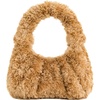 image:imageJW PEI Womens Gabbi Ruched Hobo HandbagFur Light Brown