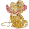 image:imageJW PEI Womens Glamorous Cat ClutchMulticolor Gold
