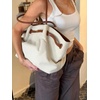 image:imageJW PEI Womens Hana Large Tote BagBrown Canvas