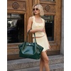 image:imageJW PEI Womens Hana Large Tote BagGreen Croc