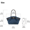 image:imageJW PEI Womens Hana Medium Tote BagBlue Denim