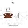 image:imageJW PEI Womens Hana Medium Tote BagBrown Faux Shearling Trim