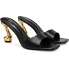 image:imageJW PEI Womens Hannah Snakeskin Heel MulesBlack