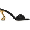 image:imageJW PEI Womens Hannah Snakeskin Heel MulesBlack