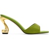 image:imageJW PEI Womens Hannah Snakeskin Heel MulesGreen