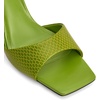 image:imageJW PEI Womens Hannah Snakeskin Heel MulesGreen