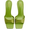 image:imageJW PEI Womens Hannah Snakeskin Heel MulesGreen