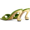 image:imageJW PEI Womens Hannah Snakeskin Heel MulesGreen