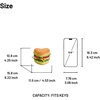 image:imageJW PEI Womens Heart Burger Novelty Clutch BagMulticolor