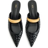 image:imageJW PEI Womens Helena Pierced MulesWoven Black