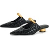 image:imageJW PEI Womens Helena Pierced MulesWoven Black