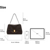 image:imageJW PEI Womens Hilary Shoulder BagDark Brown