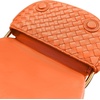 image:imageJW PEI Womens Ione Woven Leopard Shaped Top Handle BagOrange