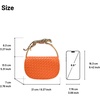 image:imageJW PEI Womens Ione Woven Leopard Shaped Top Handle BagOrange