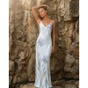 image:imageJW PEI Womens Iris Motif Satin Slip GownLight Blue