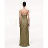 image:imageJW PEI Womens Iris Motif Satin Slip GownOlive Green