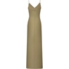 image:imageJW PEI Womens Iris Motif Satin Slip GownOlive Green
