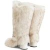 image:imageJW PEI Womens Isabella Slouchy Faux Fur BootsWhite