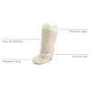 image:imageJW PEI Womens Isabella Slouchy Faux Fur BootsWhite