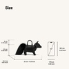 image:imageJW PEI Womens Kai Fox Shaped Top Handle BagBlack