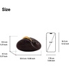 image:imageJW PEI Womens Kaya Irregular Oval Clutch  Dark Brown